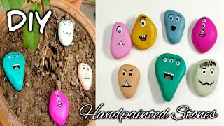 DIY Stone Painting | Funny Monster Stone Painting Ideas For Beginners | Ideas For Garden
