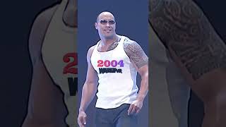 The Rock Evolution (1996-2023) #shorts