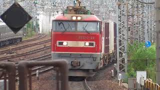 【JR貨物】EF510形レッドサンダー　JR神戸線尼崎駅通過