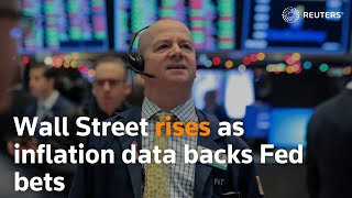 Wall Street rises as inflation data backs Fed bets