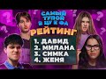 Подписчики расставили ЦУ Е ФА по рейтингу! Давид самый злой???