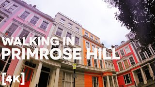 [ 4K⁶⁰ ]  LONDON'S HIDDEN GEMS -  A Virtual Walk in Glamorous Primrose Hill