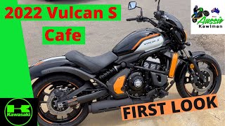 Vulcan S Cafe 2022 Kawasaki, FIRST LOOK, Sound and LAMS vs Full Power.