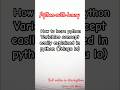 What is a Variable in Python | Python in Telugu | How to Understand Variables Easily in Python