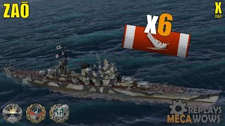 Cruiser Zaō 6 Kills \u0026 147k Damage | World of Warships Gameplay