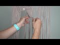 diy macrame tutorial cherry blossom inspired wall hanging for beginners intermediate knotters