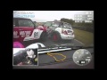 scottish mini cooper cup crash 100 km h in to the tyrewall