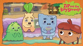 Big Feelings! 🐥 🌧️  Full Episode | Zip and the Tiny Sprouts | Tiny Souls Children's Music