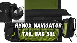 RYNOX Navigator Tailbag 50L || short review #rynox #tailbag #hondacb350