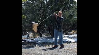 3rd Stability Swing Test of "Phaser" Flying Model Rocket