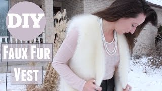 DIY Faux Fur Vest