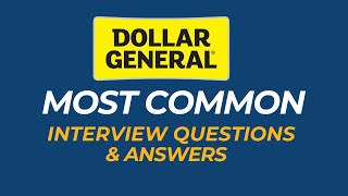 Dollar General Interview Questions and Answers | How to Pass the Interview
