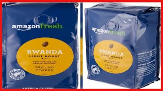 AmazonFresh Direct Trade Rwanda Ground Coffee, Light Roast, 12 Ounce