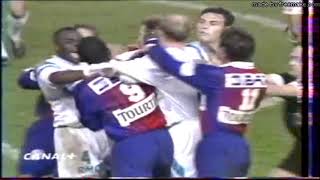 PSG vs OM 1994  Bagarre Générale