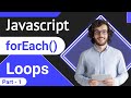 Javascript forEach Loop Tutorial in Hindi | forEach loop in javascript