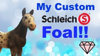 PureChloe | My Custom Schleich Foal! | Custom Video