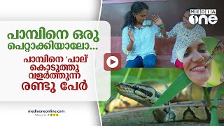 പാമ്പിനെ ഒരു പെറ്റാക്കിയാലോ; പാമ്പിനെ 'പാല്' കൊടുത്തു വളർത്തുന്ന കോഴിക്കോട്ടുള്ള രണ്ടു പേര്‍ | Snake