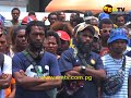 morobe tertiary students protest the second time against provincial government