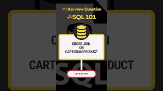 SQL Cross Join or Cartesian Product #sql #interview #database #coding #dataanalytics #programming