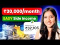 EARN Money Online: ₹30,000/month | Side Income From Home for College Students & Freelancers