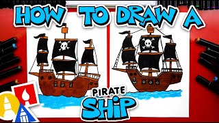 How To Draw A Super Cool Pirate Ship