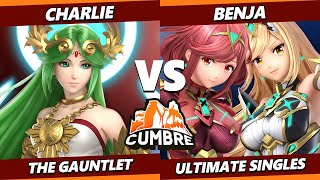 Cumbre 2 - Charlie (Palutena) Vs. Benja (Pyra Mythra) Smash Ultimate - SSBU