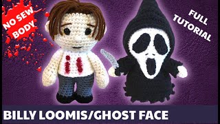 CROCHET GHOSTFACE BILLY LOOMIS AMIGURUMI