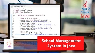School Management System In Java | Java Project
