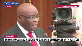 (VIDEO) Tanko Muhammad Resigns As CJN Amid Differences With Justices