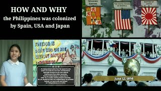 How and why the philippines colonized by spain US and Japan