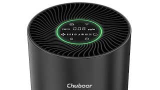 Chuboor Smart Air Purifiers for Home Bedroom, Covers Up to 1200 Ft²