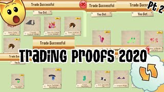 Trading proofs 2020 // pt 2 | ajpw | animal jam | aj | trades | trading | 2020 | April:)