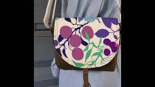 A Ghastlie Sweet Pea Saddle Bag