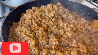 Blé ak Pwa Kongo||Bulgur with Pigeon Peas. Easy Haitian Recipe.