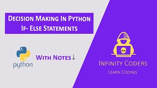 If else statement in python | Decision Making In Python #10