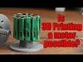 Is 3D Printing a motor possible? (Experiment)