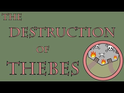 Why did Alexander destroy Thebes?