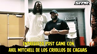 Criollos DOMINANTE! Entrevista post game con Akil Mitchell