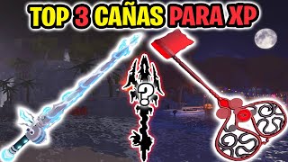 TOP 3 MEJORES CAÑAS PARA FARMEAR EXPERIENCIA | COMO SUBIR DE NIVEL (NO SCRIPT) | FISCH | ROBLOX