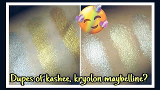 kashee kryolan christine galaxy cosmee clazona rivajuk Highlighters waterproof and long lasting