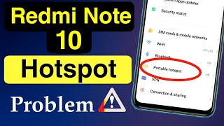 How to Fix Hotspot No Internet in Redmi Note 10 | Redmi Note 10 Hotspot Problem