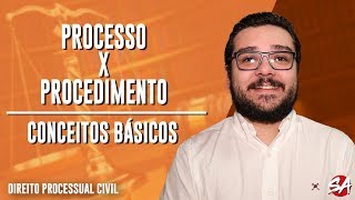 PROCESSO x PROCEDIMENTO | Processo | Direito Processual Civil - AULA 1