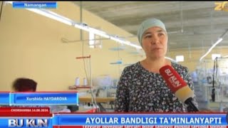 Ayollar bandligi ta’minlanyapti