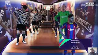 PES 2021 | Barcelona vs Manchester United | Best CameBack | Messi vs Bruno Fernandes | Gameplay PC