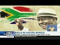 raila odinga on a week long visit to south africa