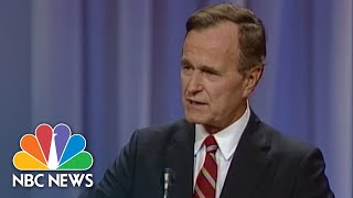 1988 Flashback: George H.W. Bush Says, ‘Read My lips: No New Taxes’ | NBC News