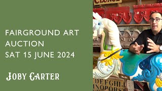 Fairground art and hand painted signs auction, preview of the lots with Joby Carter