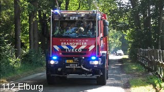 [3x Peloton] Zeer grote bosbrand in Oldebroek | Politie, brandweer \u0026 ambulance met spoed onderweg