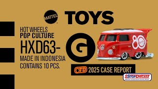 Hot Wheels 2025 POP CULTURE (mix 1) G case unboxing presented by 1 Stop Diecast