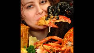 MASSIVE KING LOBSTER 🦞 Will Leave You SPEECHLESS! 🤯 ASMR Mukbang | Epic Juicy Feast 🍋🔥 #seafood